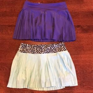 2 Lululemon Pleated skirts